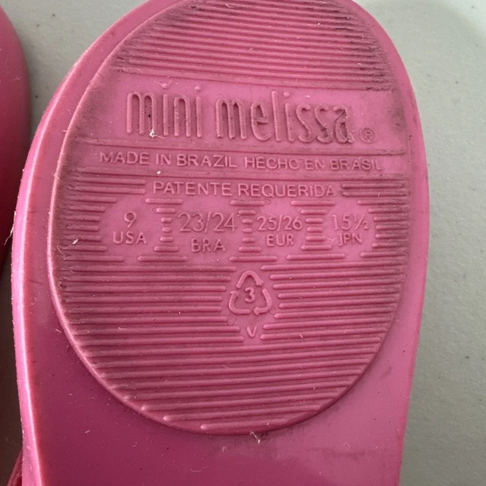 Mini Melissa Ultragirl Garden Pink Jelly Mary Jane Flower Ladybug Shoes